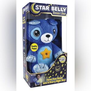 New in Box
Star Belly Dream Lights, Cuddly Stuffed Teddy Night Light ages 3 & up